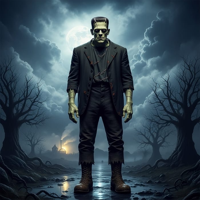 Classic Frankenstein Character Art | Horror Imagery Classic Frankenstein Character Art | Horror Imagery