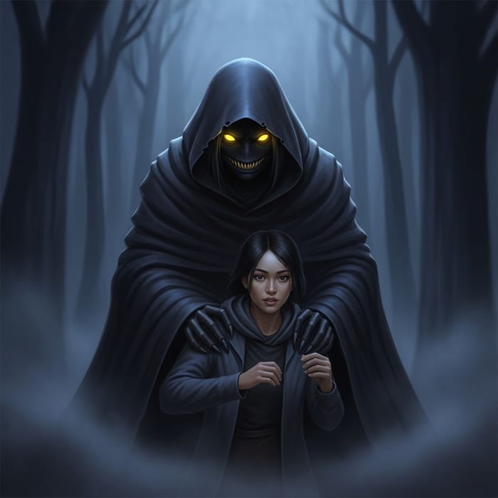 Malevolent Shadow Creature Haunting in Moonlit Fog | Hair-Raising Encounter Malevolent Shadow Creature Haunting in Moonlit Fog | Hair-Raising Encounter