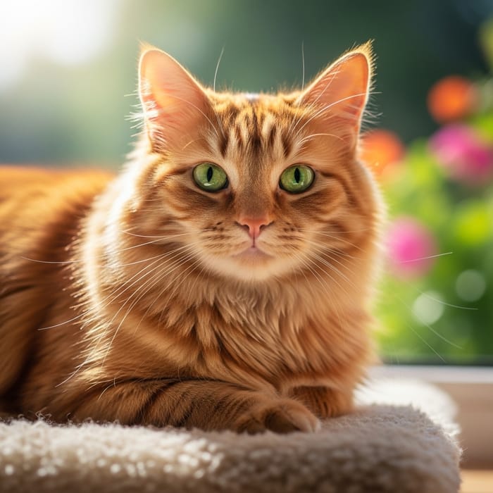 Delightful Smiling Cat Portrait with Sparkling Eyes Delightful Smiling Cat Portrait with Sparkling Eyes