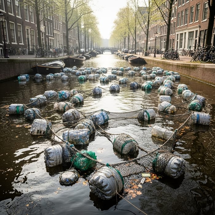 Floating Garbage Traps in Canals | Eco-Friendly Solutions