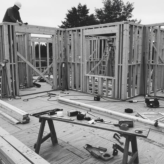 Constructing Two-Story Wooden House: Tools & Construction Process Constructing Two-Story Wooden House: Tools & Construction Process