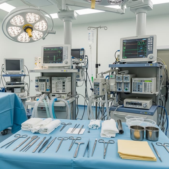 Classified Medical Equipment in Operating Room