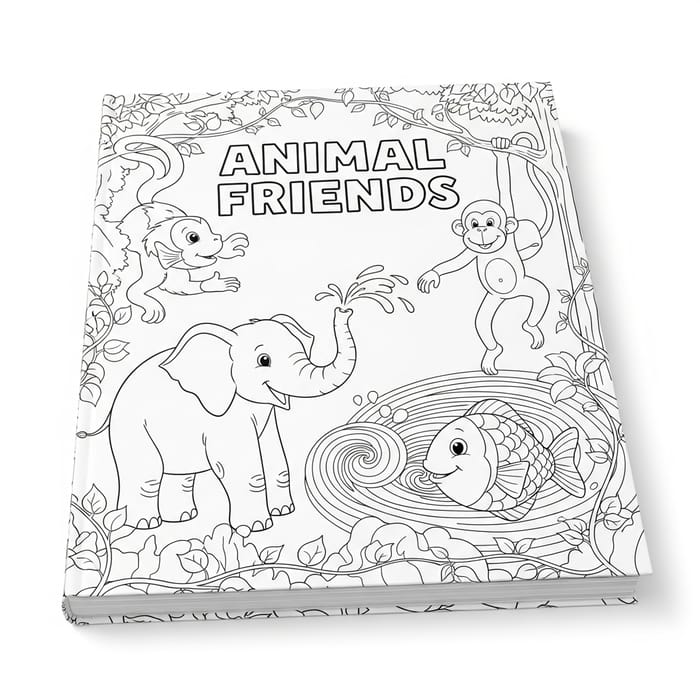 Animal Friends Colouring Activity Book Animal Friends Colouring Activity Book