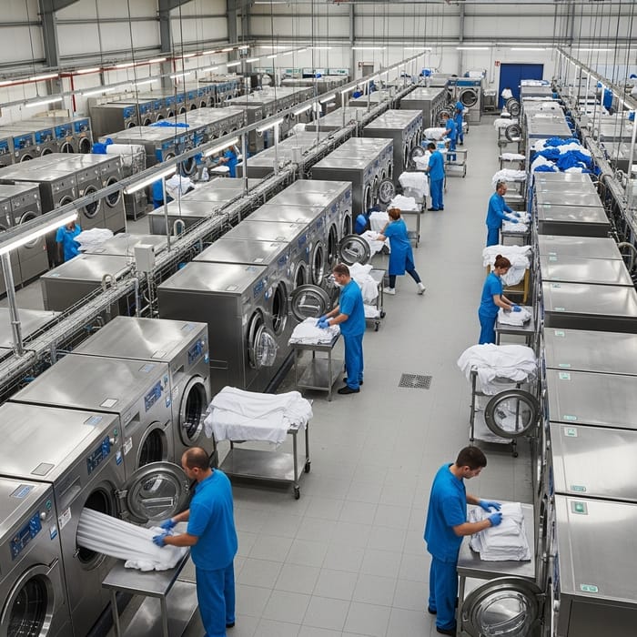 Industrial Laundry Facility | Efficient Washing & Drying Industrial Laundry Facility | Efficient Washing & Drying