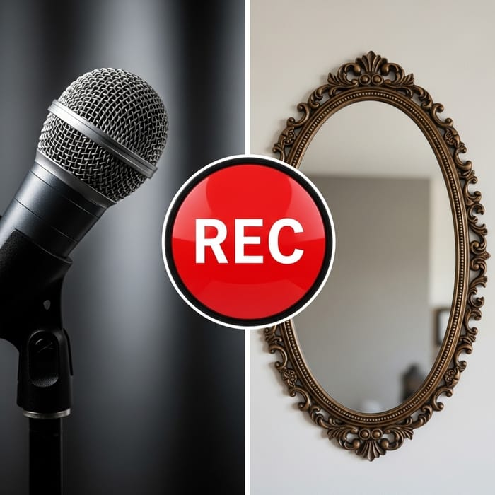 Microphone REC Button and Mirror