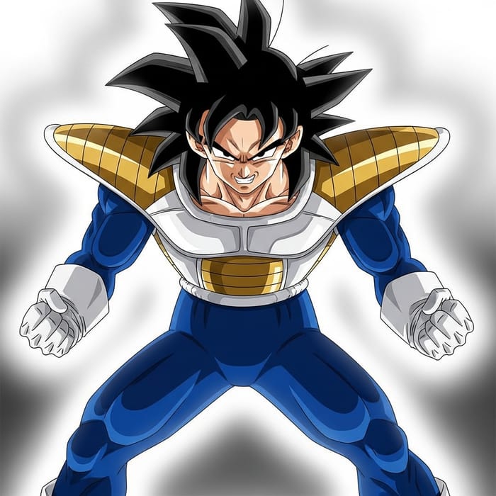 Vegeta Sayayin in Royal Blue Jumpsuit Fury Vegeta Sayayin in Royal Blue Jumpsuit Fury