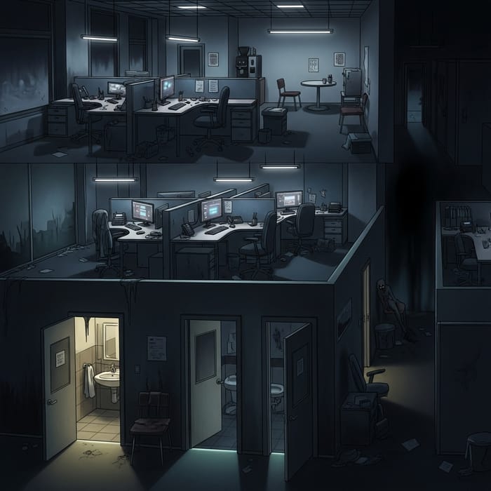 Eerie Corporate Office Concept Art Eerie Corporate Office Concept Art