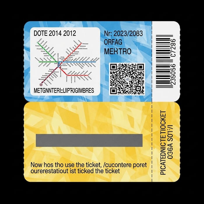 Metro Ticket - Information, Routes Map, Usage Instructions