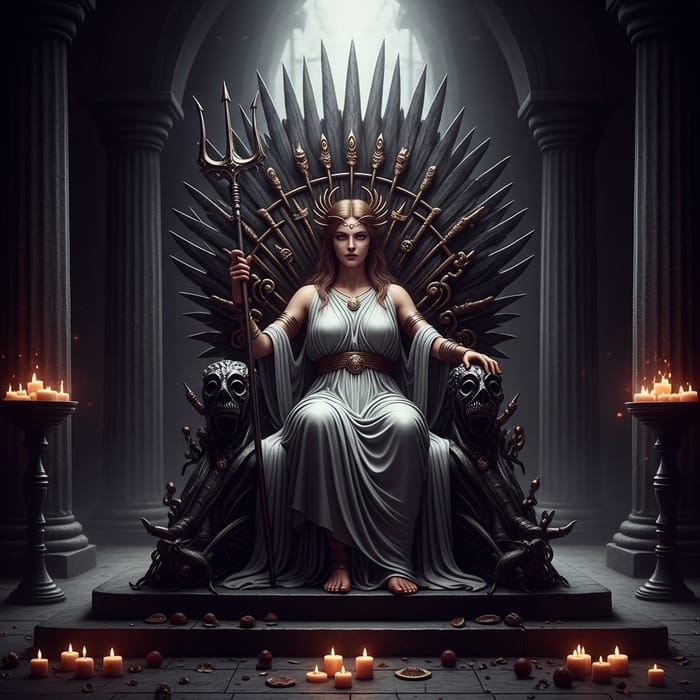 Regal Aphrodite: A Mythological Masterpiece