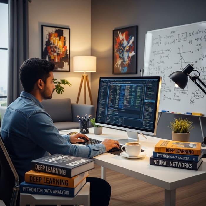 Dedicated Learner Immersed in AI Studies: Code, Deep Learning, Neural Networks