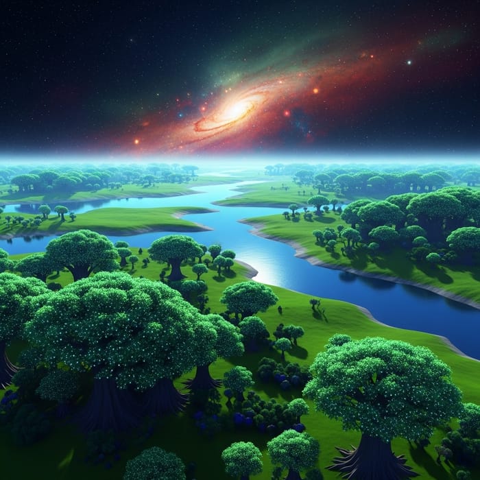 Serenity of a Solitary Planet in Unknown Galaxy