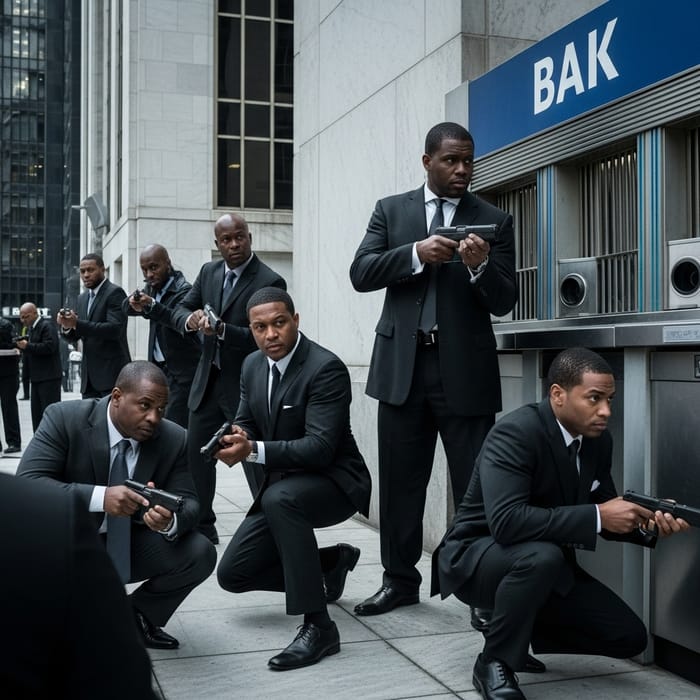 Black Professionals Execute Stealth Bank Heist