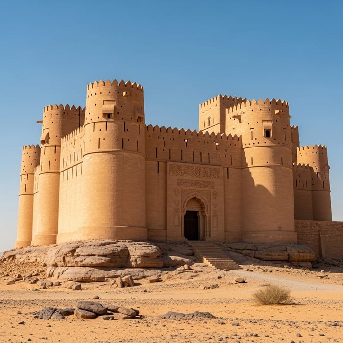Ancient Arabic Citadel: Fortress of the Muslims