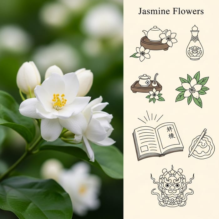 Stunning Mo Li Hua Blossoms: Cultural Significance & Illustrations Stunning Mo Li Hua Blossoms: Cultural Significance & Illustrations