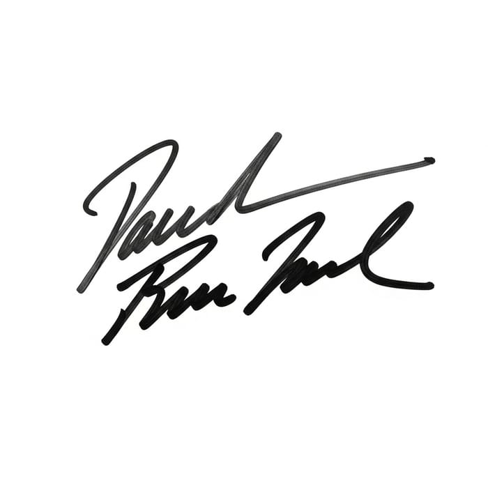 Simone Amato Autograph in Black & White, Signature Art Simone Amato Autograph in Black & White, Signature Art