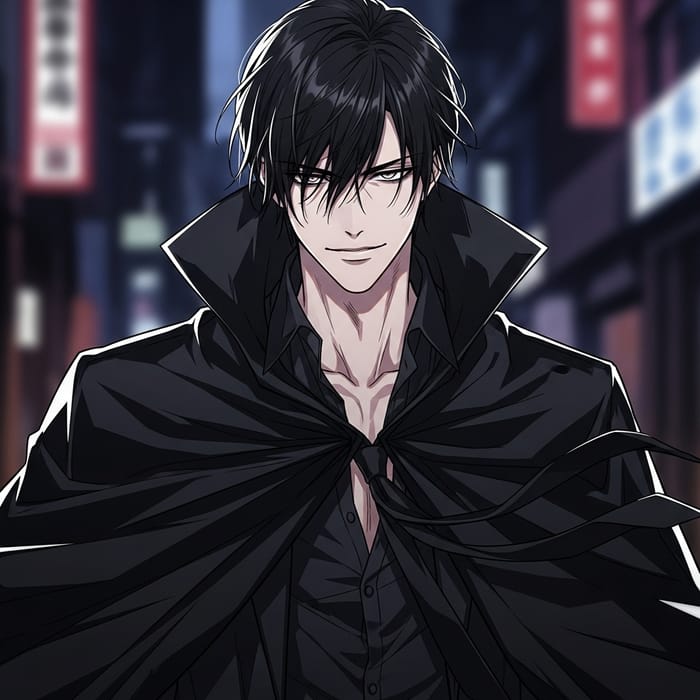 Anime-Inspired Private Investigator Character Anime-Inspired Private Investigator Character