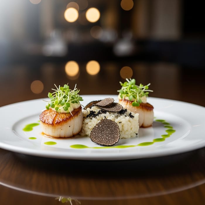 Gourmet Food Photography: Elegant Plating & Soft Lighting Gourmet Food Photography: Elegant Plating & Soft Lighting