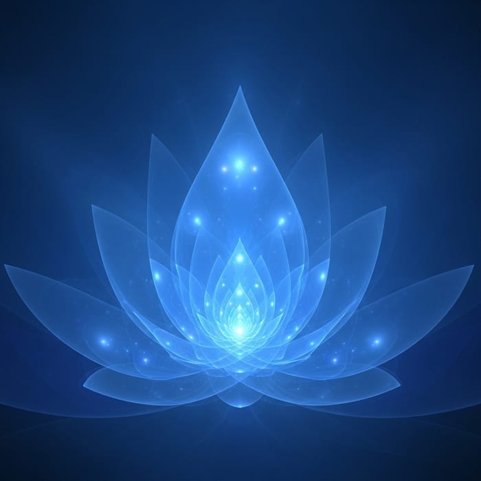Blue Spiritual Awareness Graphic | Invitation Card Design Blue Spiritual Awareness Graphic | Invitation Card Design