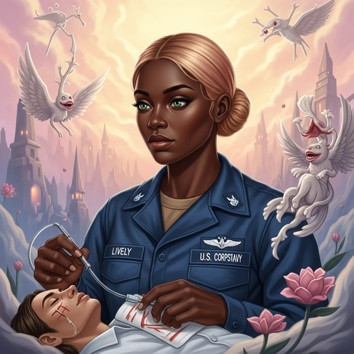 Ethereal U.S. Navy Corpsman LIVELY | Surreal Dreamscape