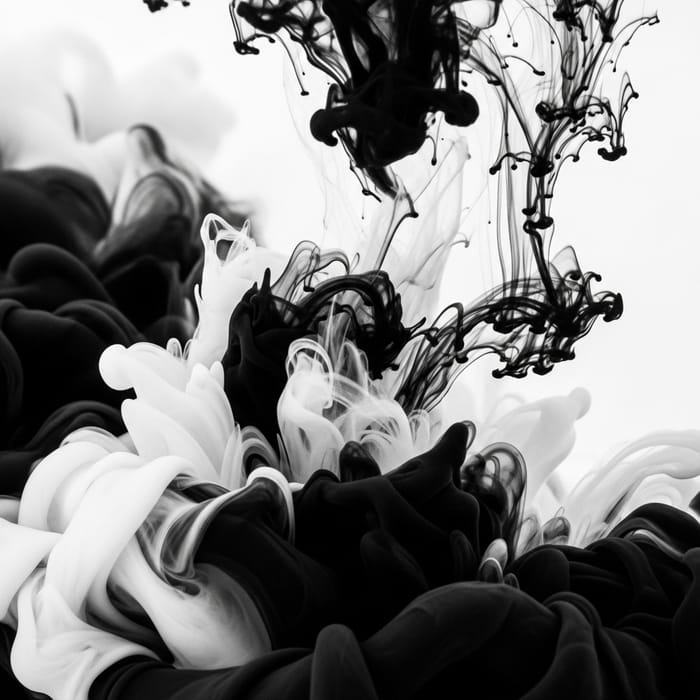 Liquid Black and White Wallpaper Designs Liquid Black and White Wallpaper Designs