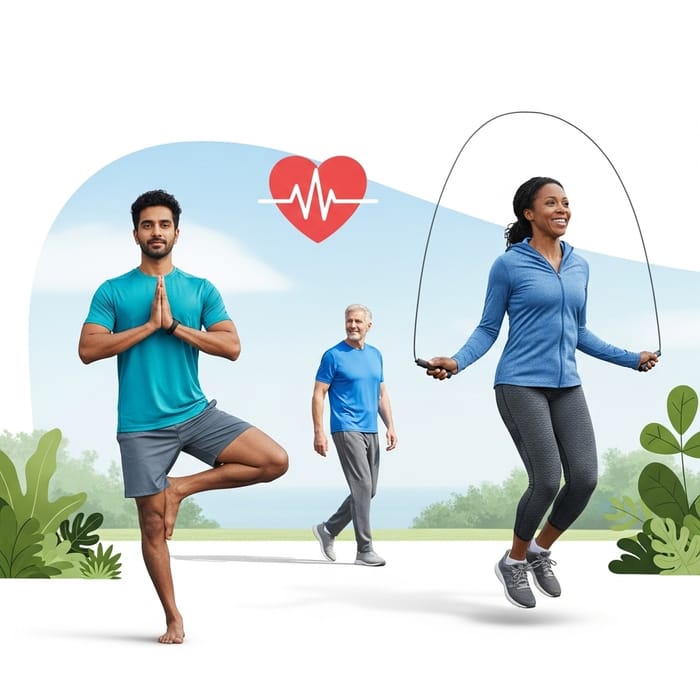 Exercise for a Strong Heart: Diverse Routine Benefits