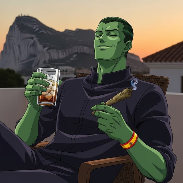 Cell Perfecto: Enjoying Sunset on a Terrace Cell Perfecto: Enjoying Sunset on a Terrace