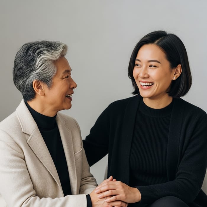 Asian Couple with Age Gap: Love Knows No Bounds Asian Couple with Age Gap: Love Knows No Bounds