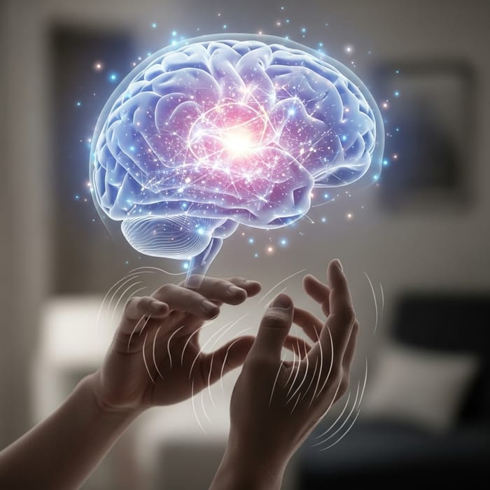 Innovative Visualization of Parkinson's Disease: Shaking Hands Symbolize Symptoms
