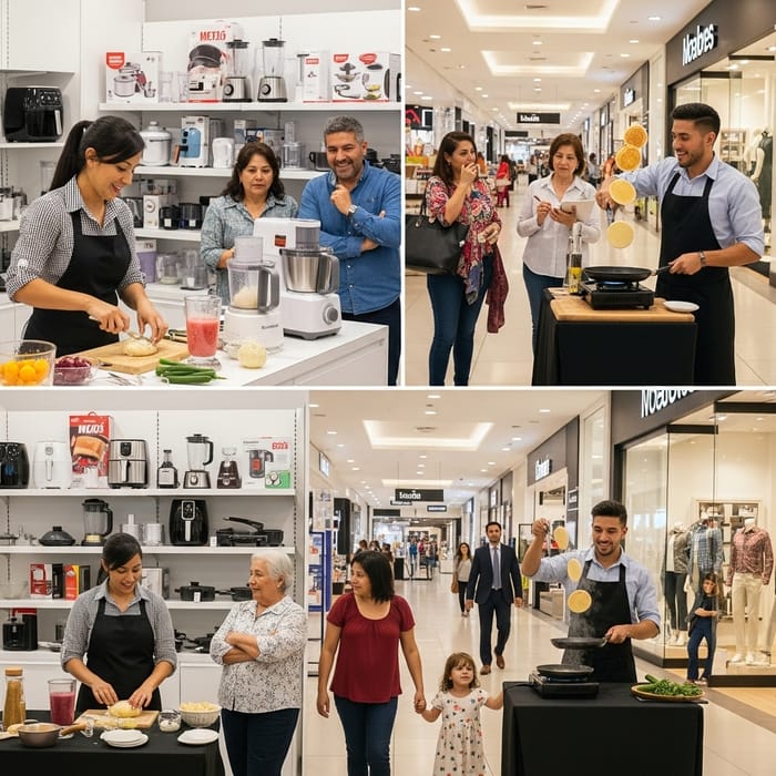 Latin American Kitchen Products Showcase in Department Store Environments Latin American Kitchen Products Showcase in Department Store Environments