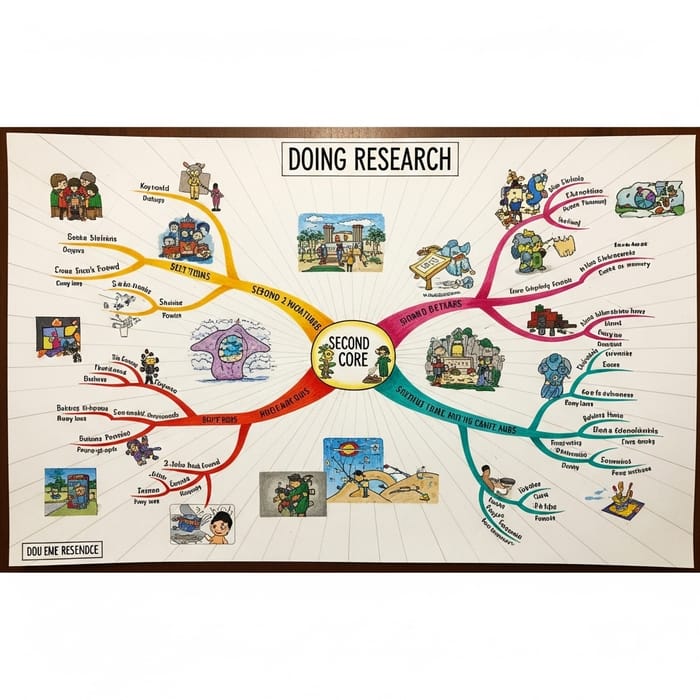 Craft a Colorful Mind Map for Effective Research Insights | Visual Thinking Strategy Craft a Colorful Mind Map for Effective Research Insights | Visual Thinking Strategy