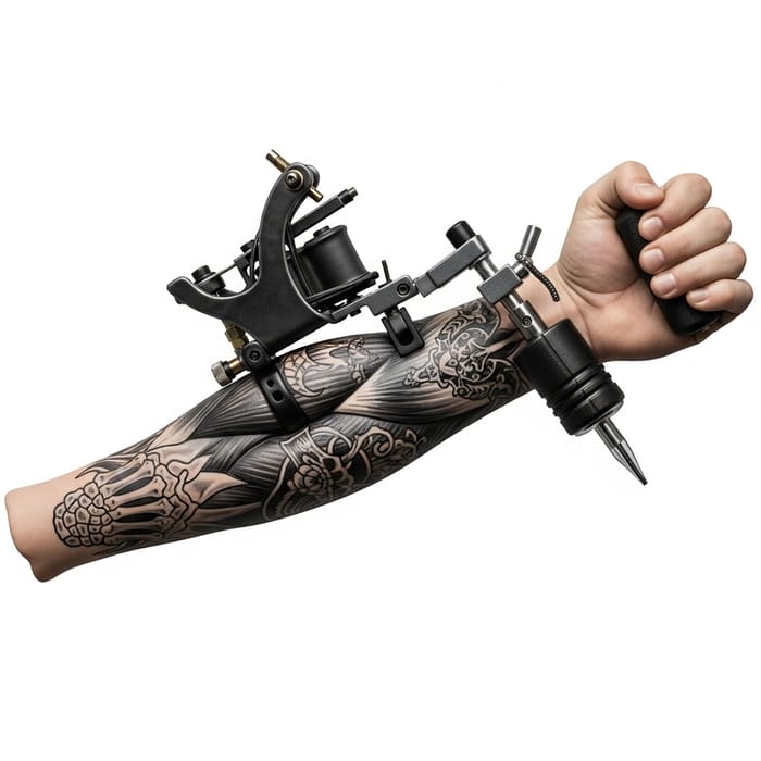 Tattoo Machine Designed Like a Human Arm Sleeve Tattoo Machine Designed Like a Human Arm Sleeve
