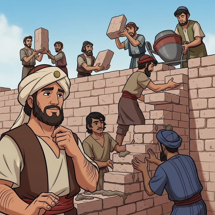 Nehemiah & His Crew Rebuilding Wall: Disney-Style Makeover Nehemiah & His Crew Rebuilding Wall: Disney-Style Makeover