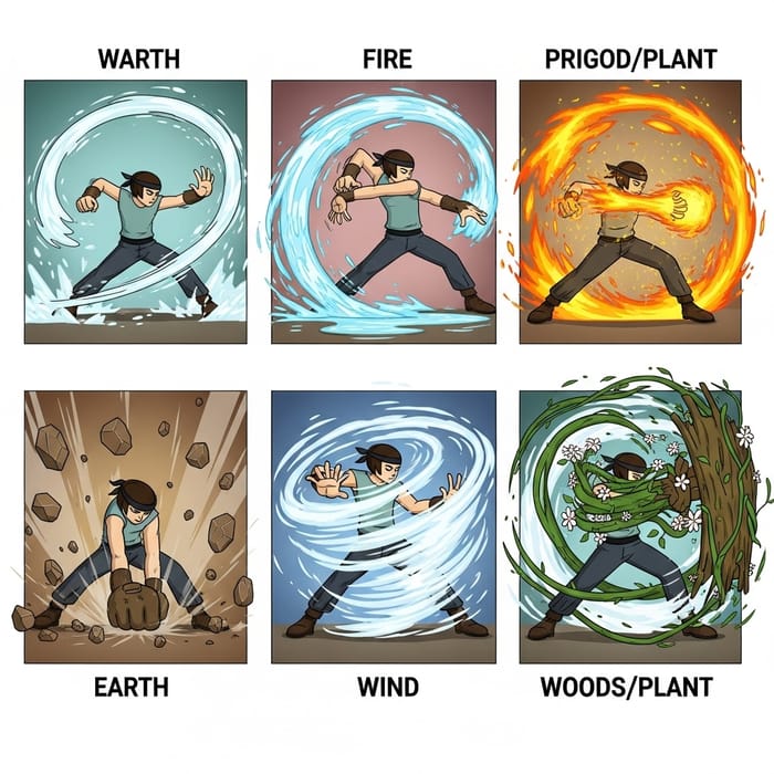 Elemental Fighting Moves Inspired by Avatar Elemental Fighting Moves Inspired by Avatar