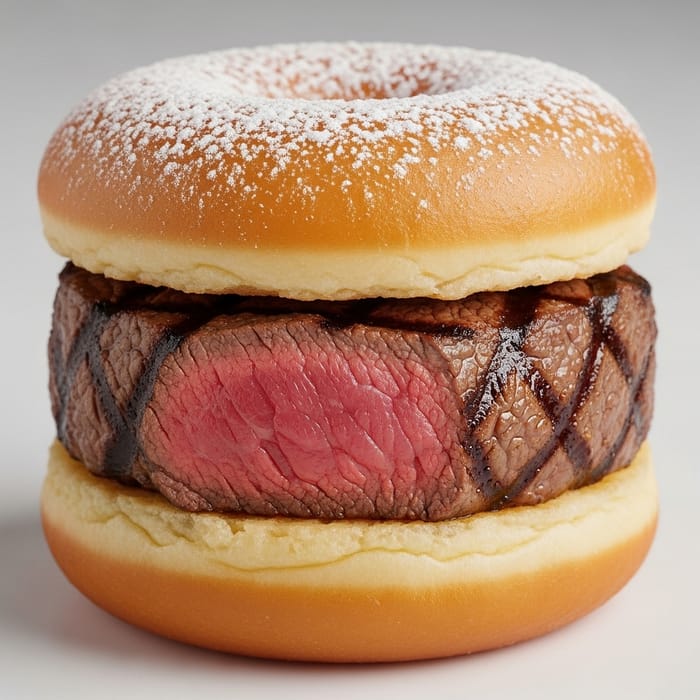 Steak Donut Fusion | Delicious Culinary Pairing
