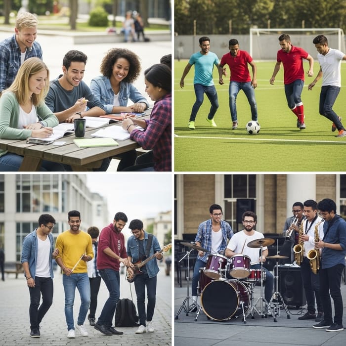 Diverse Student Activities - Engaging Educational Inclusion