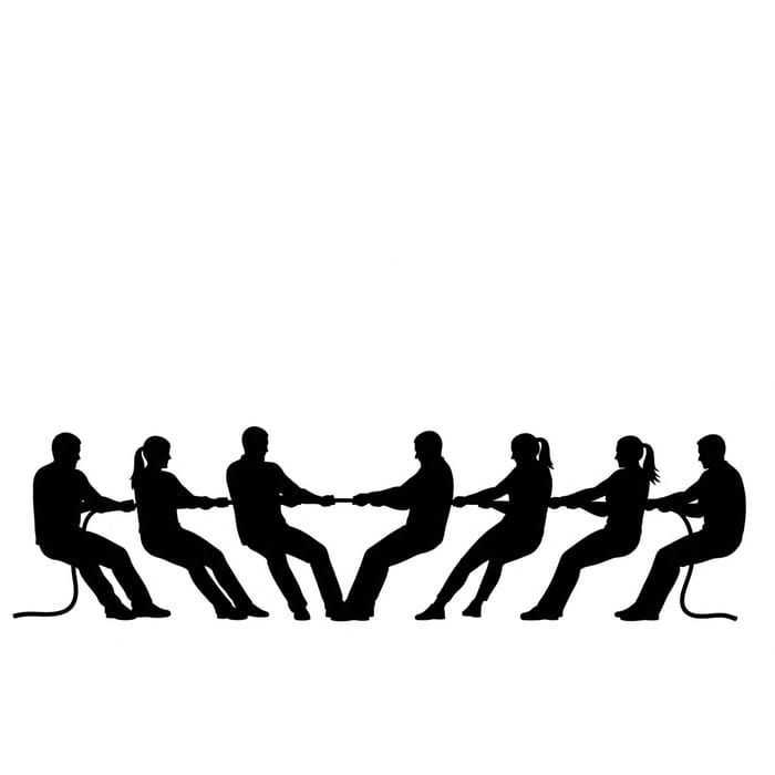 Dynamic Silhouettes In Tug of War Challenge Dynamic Silhouettes In Tug of War Challenge