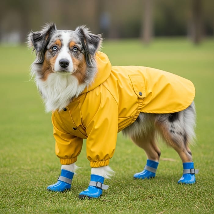 Cute Small Dog in Stylish Outfit Cute Small Dog in Stylish Outfit