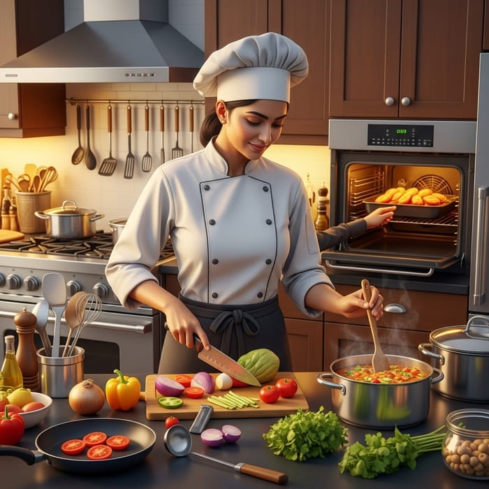 Professional Cook in the Kitchen | Culinary Expertise