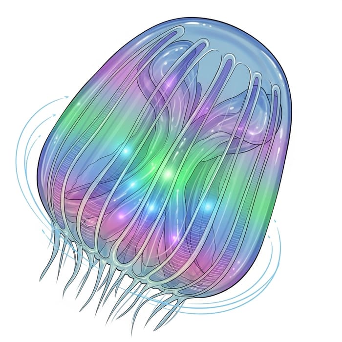 Comb Jellies Structure: Creative Oceanic Restaurant Concept