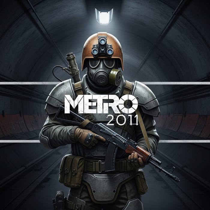 Metro 2033 Ranger Character in Subway - Telegram Bot Game Banner