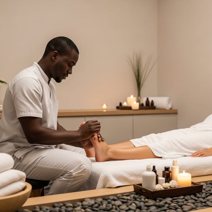 Comfort Zone Foot Massage: Relaxation and Tranquility