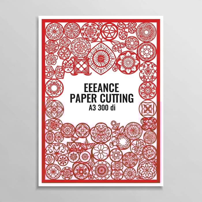 Exquisite Intangible Heritage of Paper Cutting - Cultural Poster Design