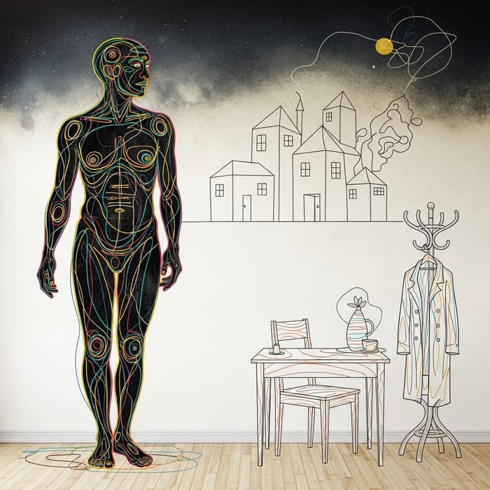 Dark Surreal Art: Avant-Garde Dada Masterpiece