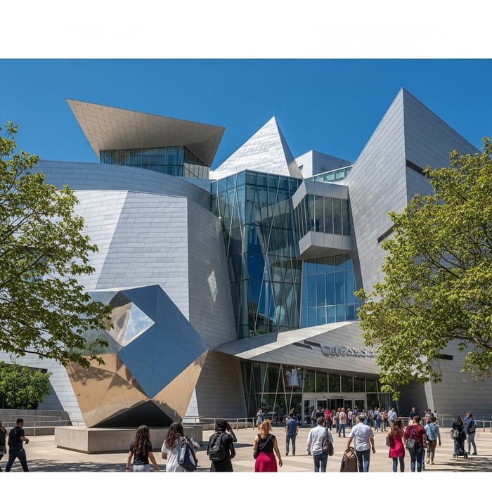 Modern Art Museum Exterior | Contemporary Architecture & Sculptural Art