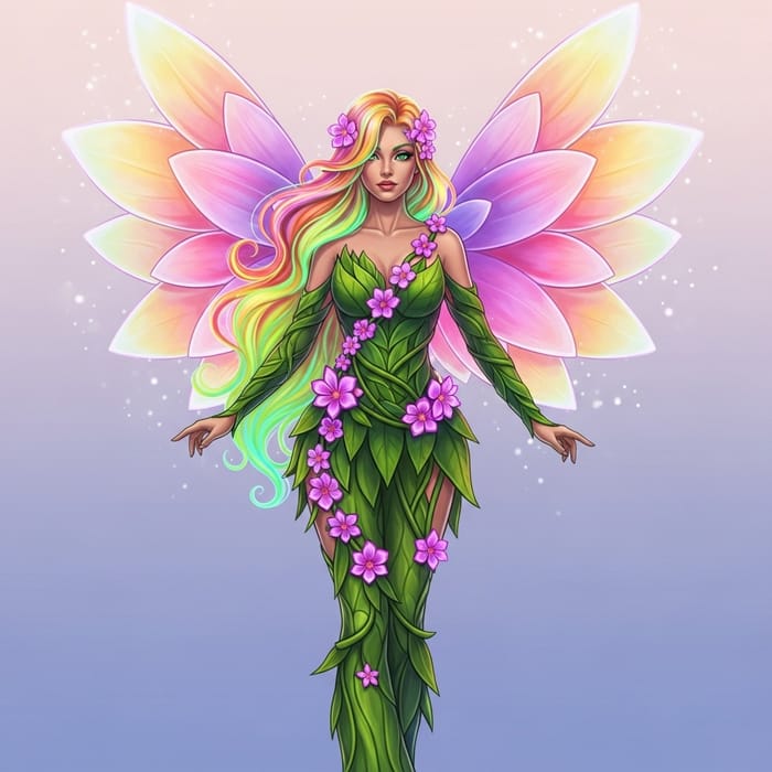 Flora Harmonix: Enchanting Nature Costume with Mystical Aura Flora Harmonix: Enchanting Nature Costume with Mystical Aura