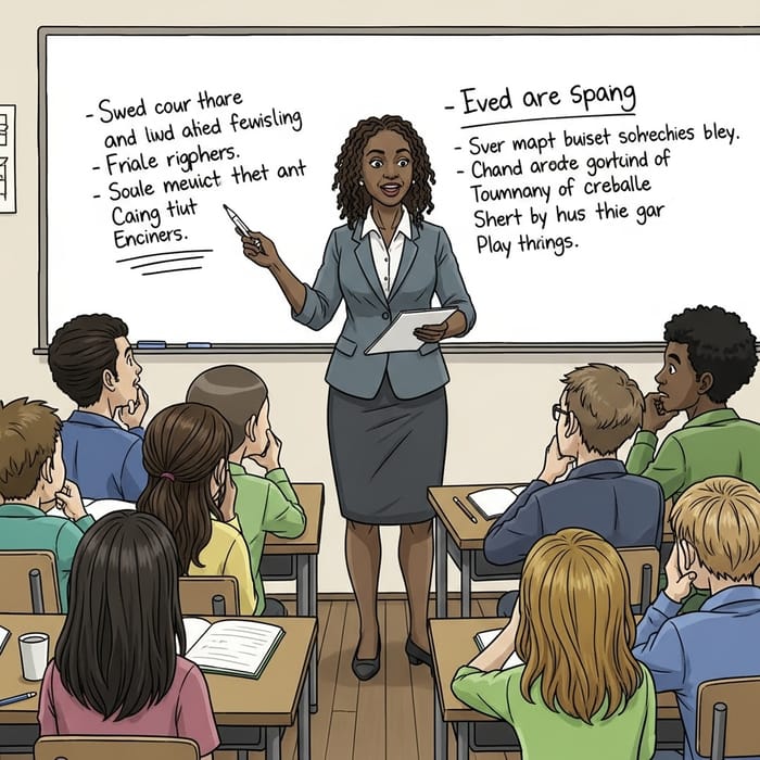 Creative Sentence Teaching: Dynamic Educator in Action