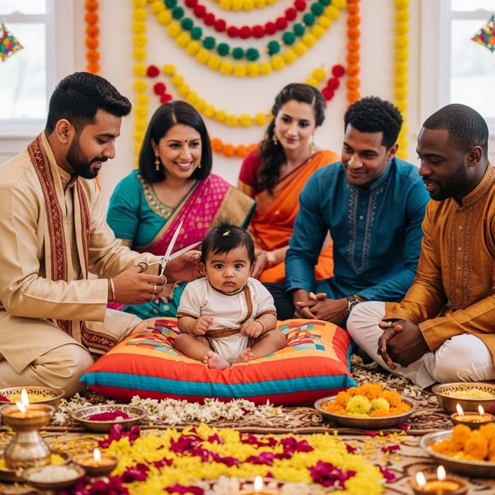 Mundan Ceremony: Traditional Hindu Ritual of Baby's First Haircut Mundan Ceremony: Traditional Hindu Ritual of Baby's First Haircut
