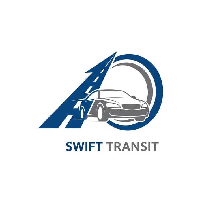 Simple Transportation Company Logo Design