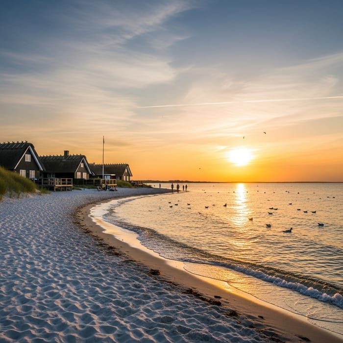 Summer Vibes in Bjerregård, Denmark | Tranquil Beach Scene