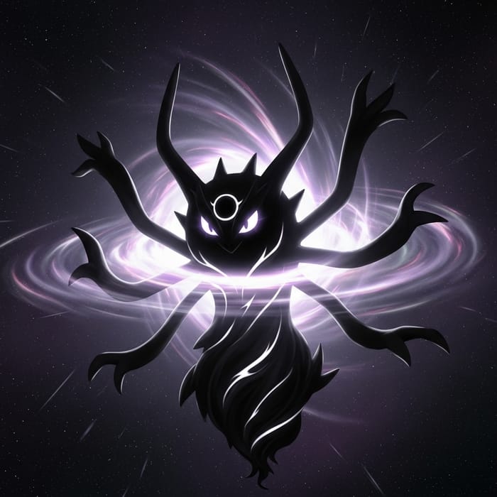 Voidarach - Dark/Psychic Pokémon with Gravity Manipulation Abilities